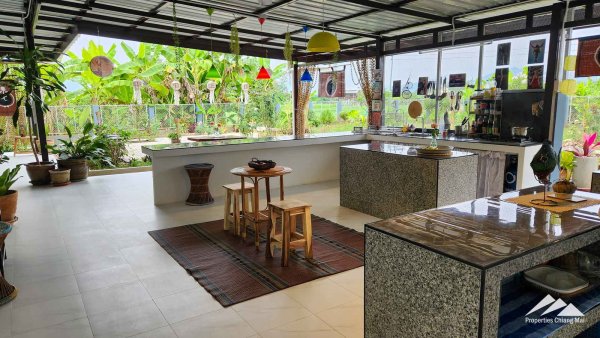 Gardener’s Paradise with Mountain Views and Bali-Style Outdoor Living Spaces