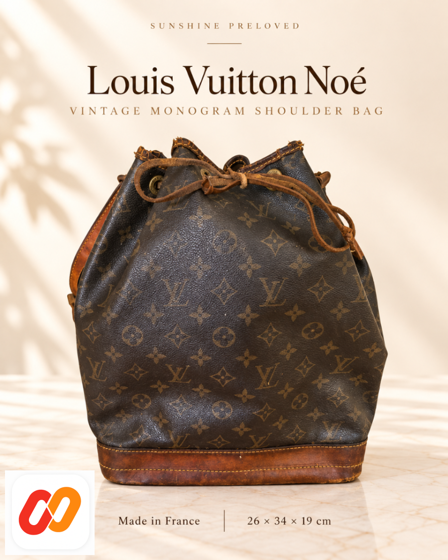 LOUIS VUITTON Monogram Noé Shoulder Bag