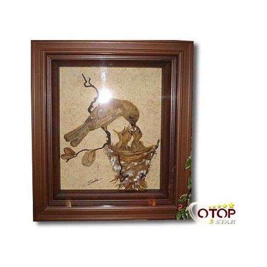 Creative Coconut Husk-Made Sculpture