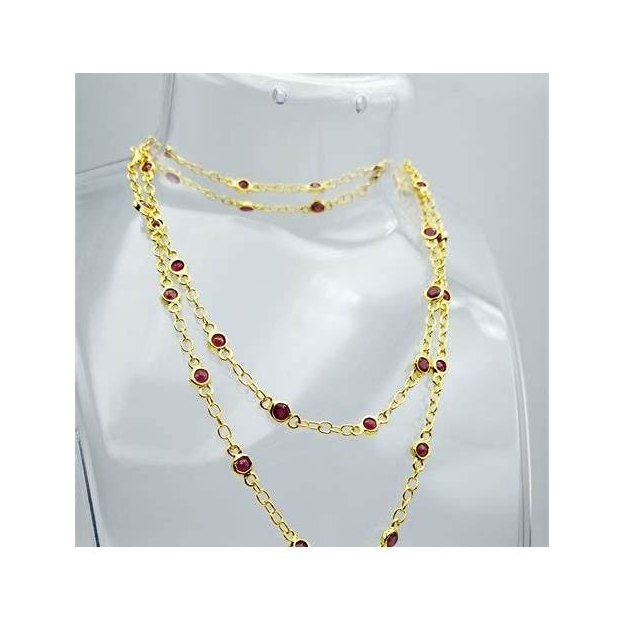 Daeng Lam Kha Ratanamanee Gemstone Necklace