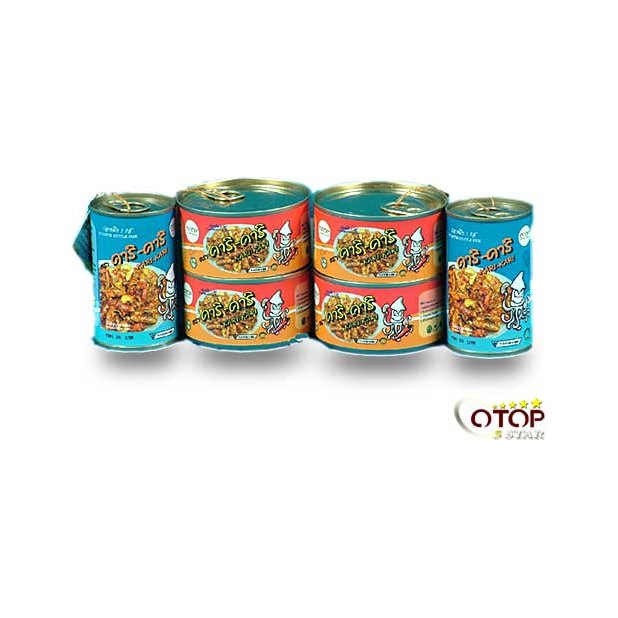 Fried Squid Topped with Sweet, Sour and Hot Sauce