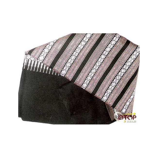 Hand-Woven Cloth with Star-Encircling Moon Pattern