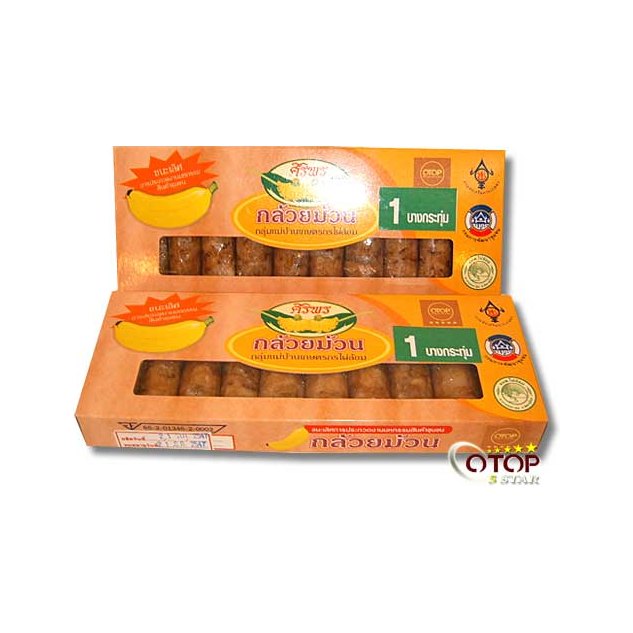 Honey-coated Banana Roll