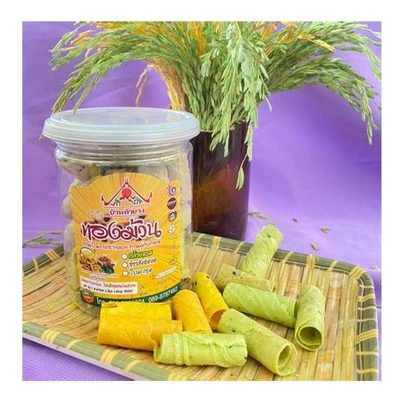 Kaffir Lime Leaf Herbal Rolled Wafers