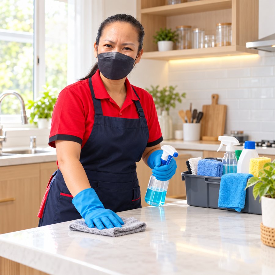 Maid Service — Full Day, 1 Cleaner with Equipment