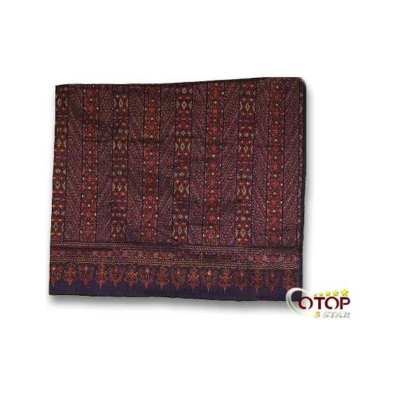 Mudmee Silk Cloth with Luk Kaew Pattern