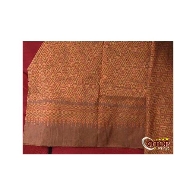 Mudmee Silk Cloth with Thai Airways Pattern