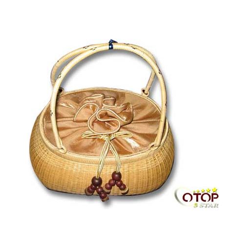 Oval-Shaped Handbag