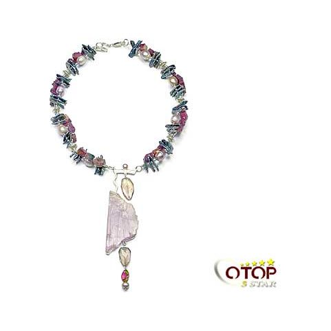 Silver Jewelry with Semiprecious Color Stone