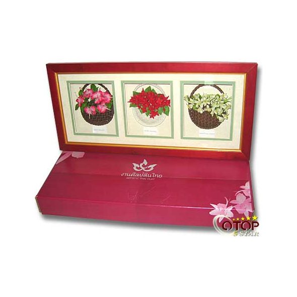 Thai Clay Flowers and Miniatures