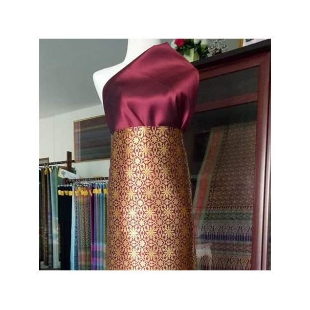 Thip Manee Pattern Brocade Silk