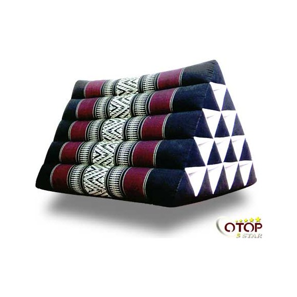 Triangle-Shaped Pillow Attached to Mattress