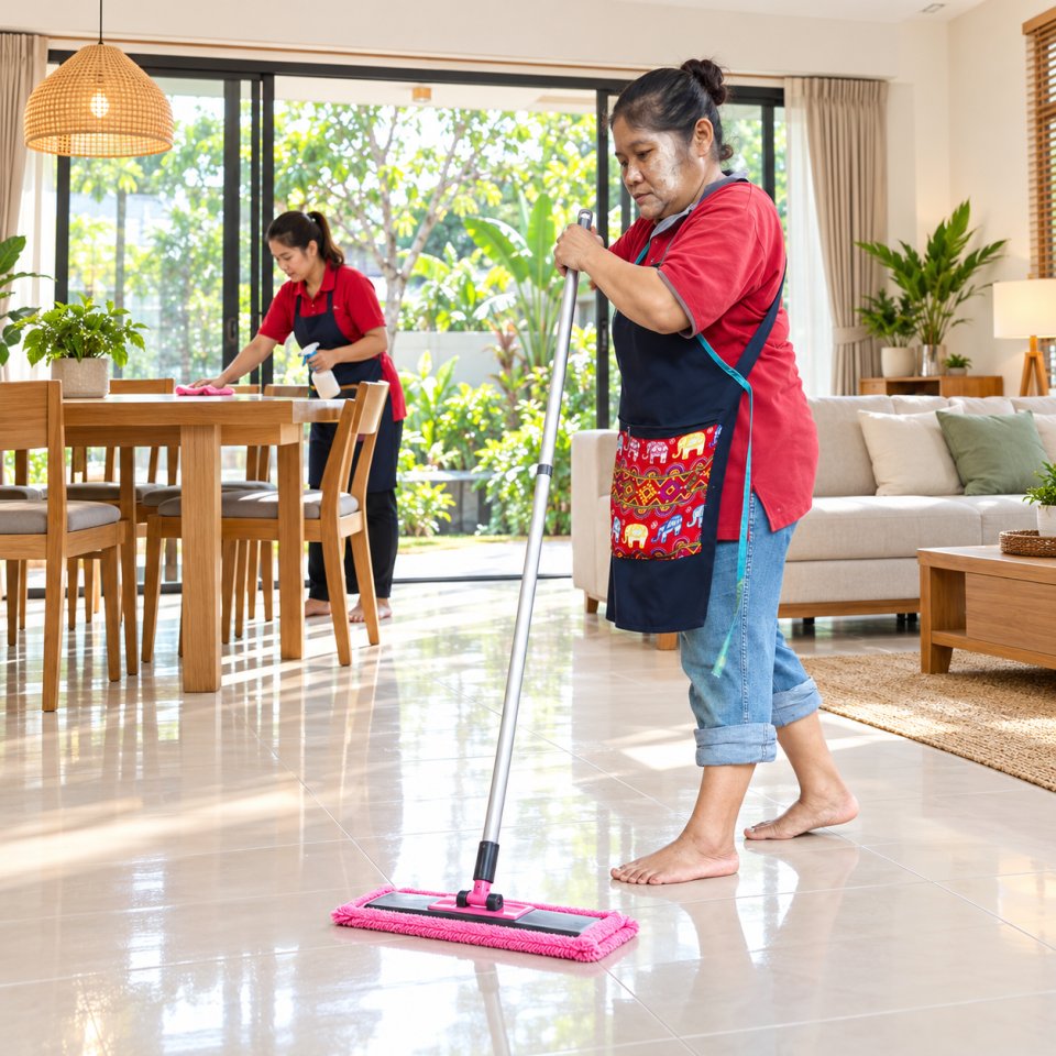Whole-House Deep Cleaning — Single-Storey, 3 Bedrooms, 2 Bathrooms
