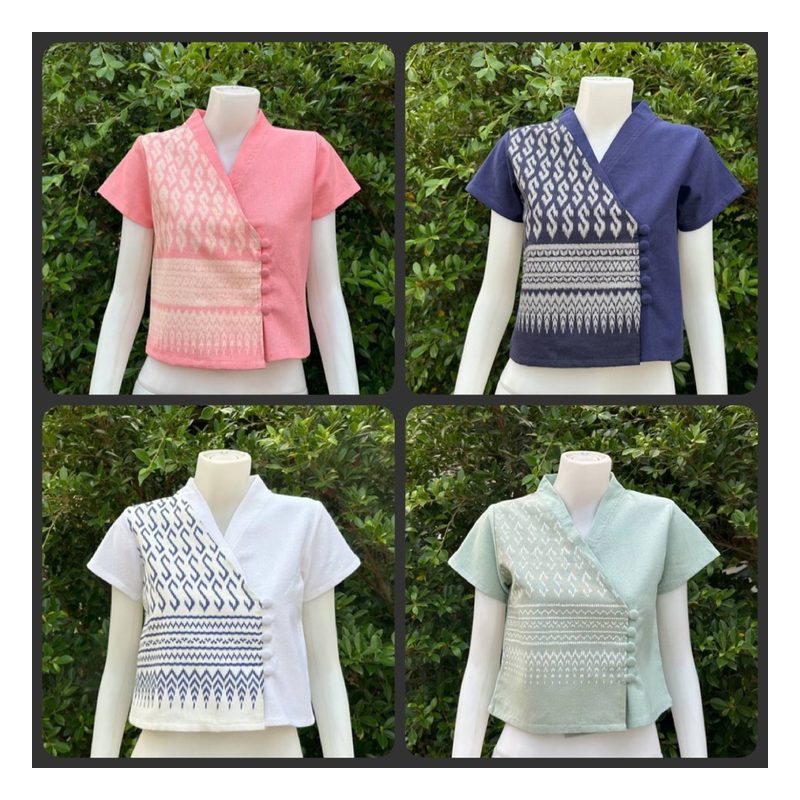 Batik Print Women's Blouse