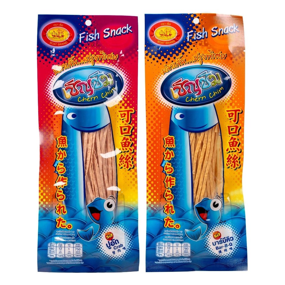 Choen Chim BBQ Fish Snack Strips