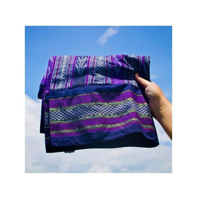 Fishbone Pattern Handwoven Fabric