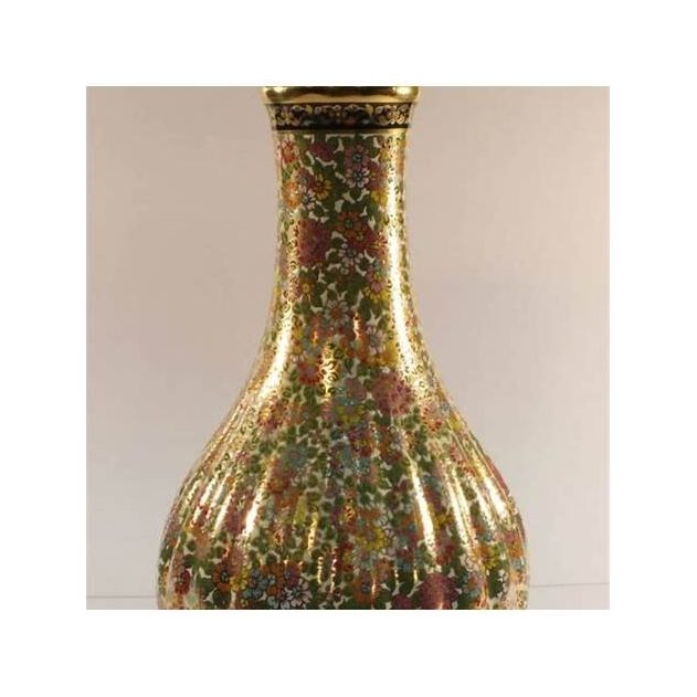 Gold Pattern Benjarong Vase
