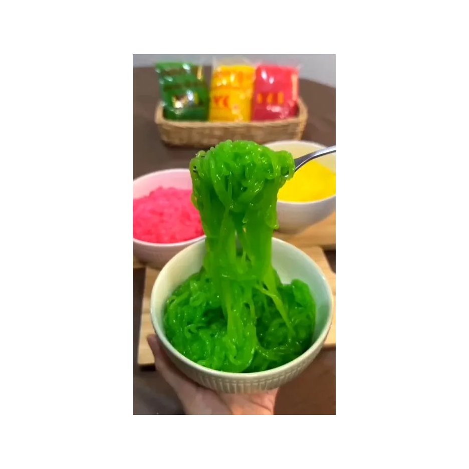 Grass Jelly Oliang Dessert