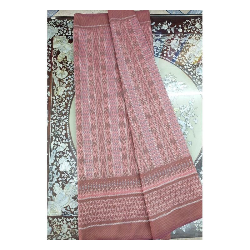 Natural-Dyed Brocade Silk