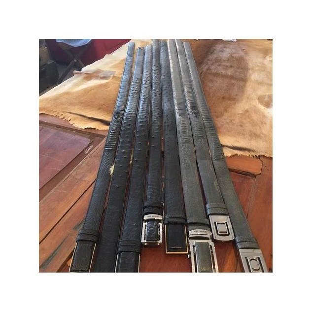 Ostrich Leather Belt
