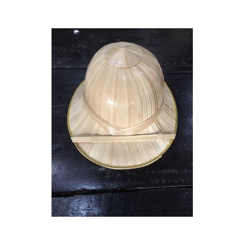 Palm Leaf Pith Helmet