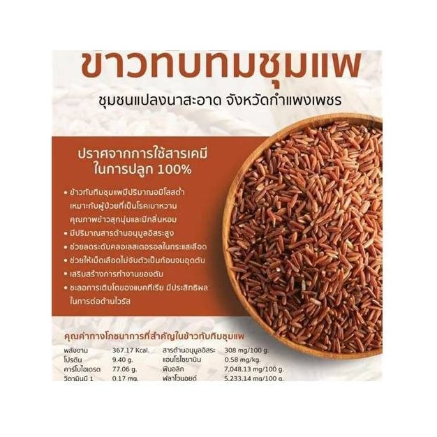 Plaeng Na Sa-at Riceberry Brown Rice
