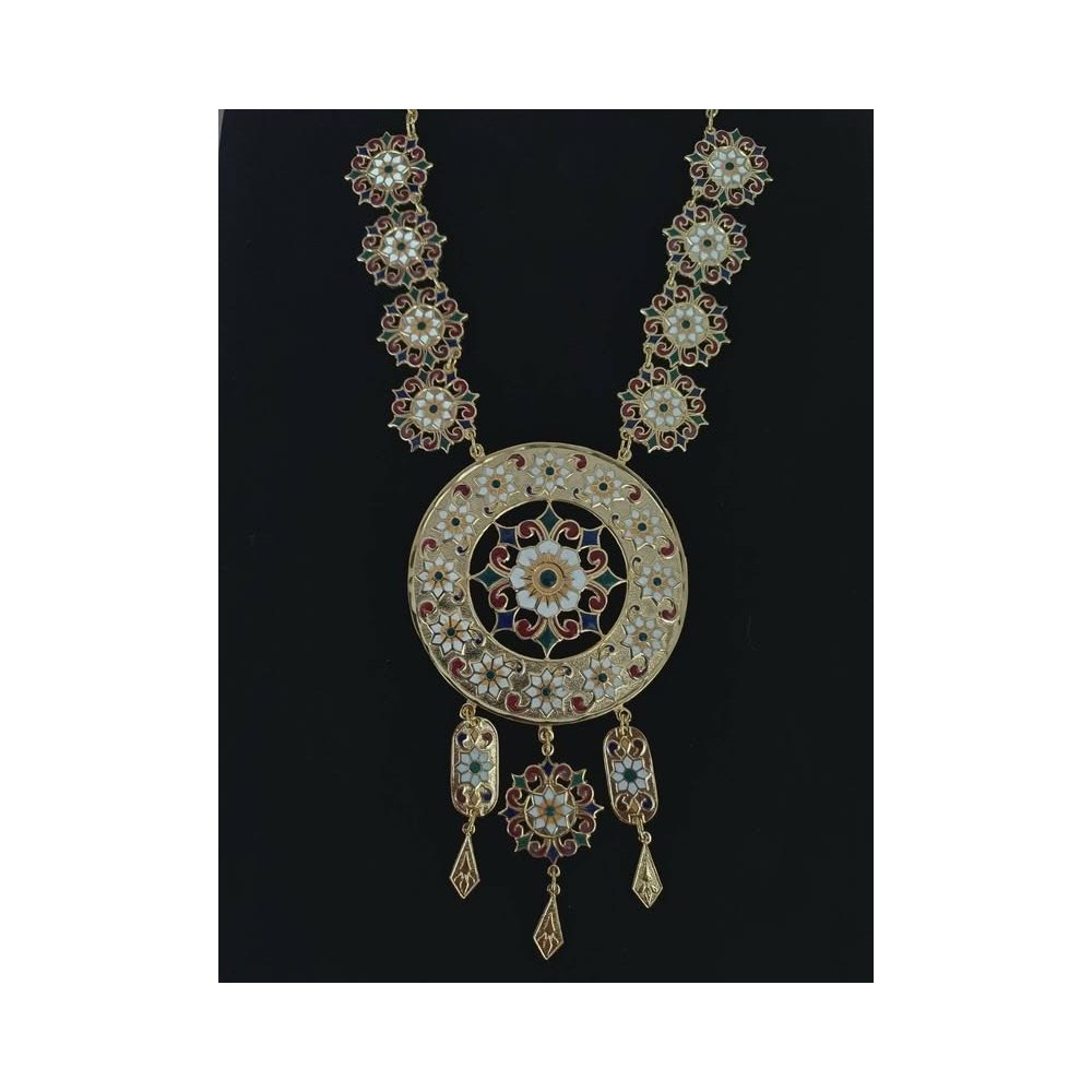 Ratchawadee Enamel Necklace, Butsaban Set
