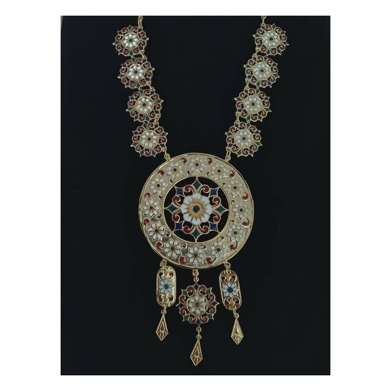 Ratchawadee Enamel Necklace, Butsaban Set