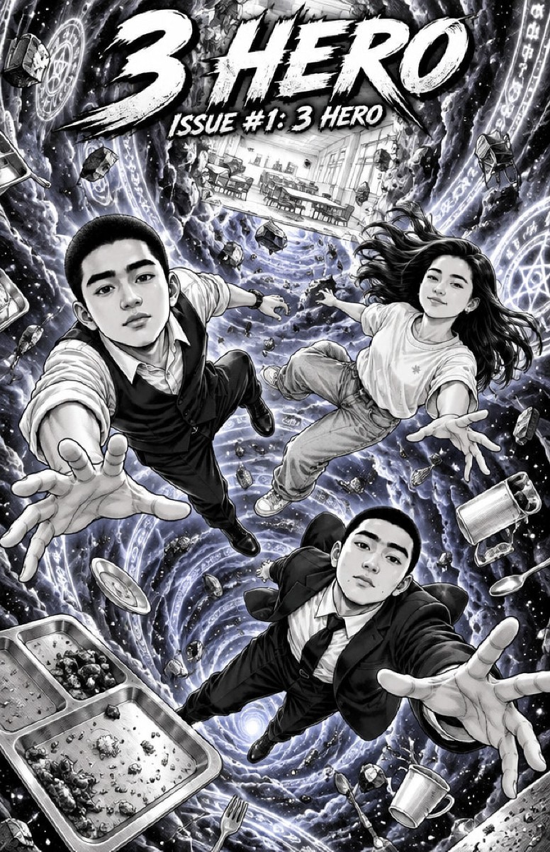  3 HERO: The Awakening of Powers AI Comics