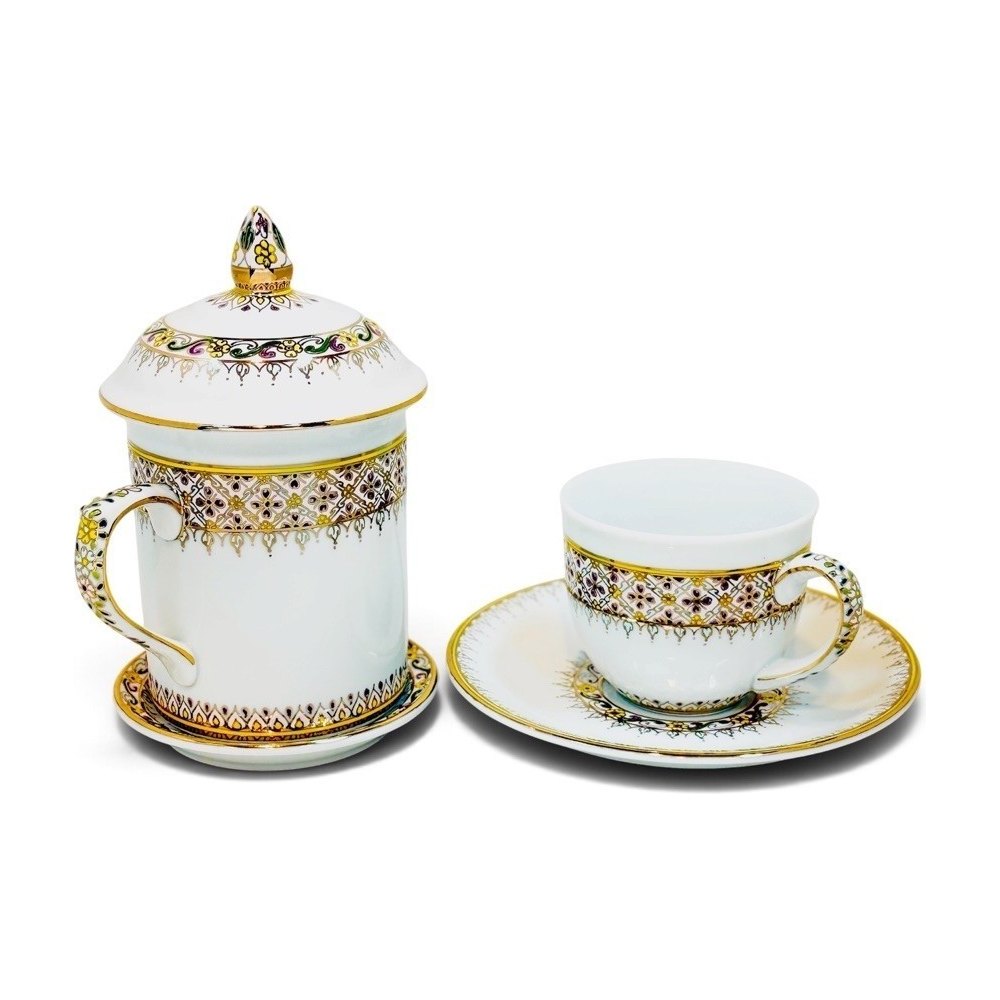 Benjarong Hot and Cold Cup Set