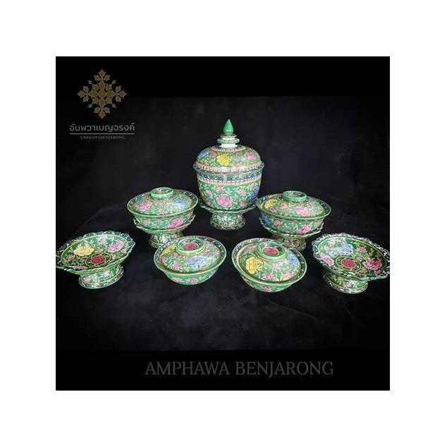Benjarong Tea Set