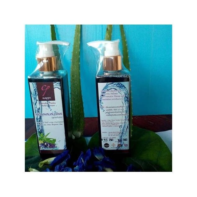 Butterfly Pea and Aloe Herbal Shampoo