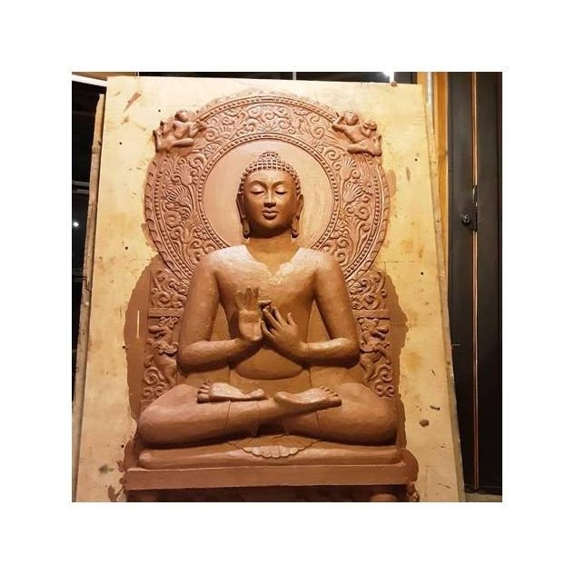 Carved Sandstone Relief Art