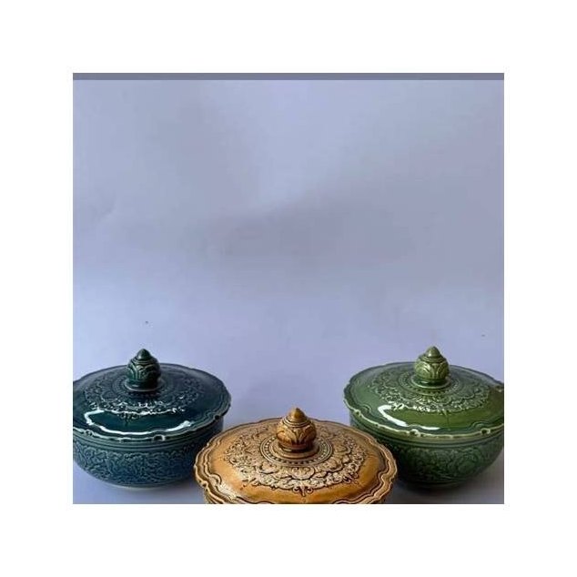 Celadon Rice Bowl Set