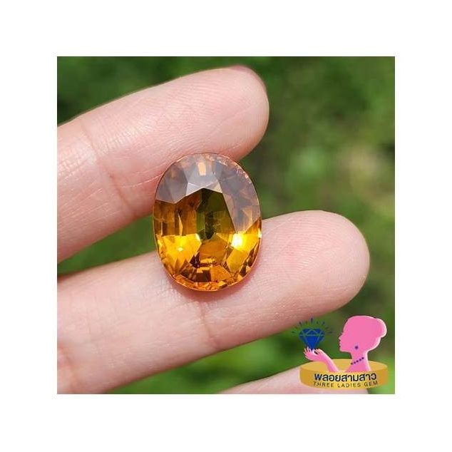 Citrine Silver Pendant