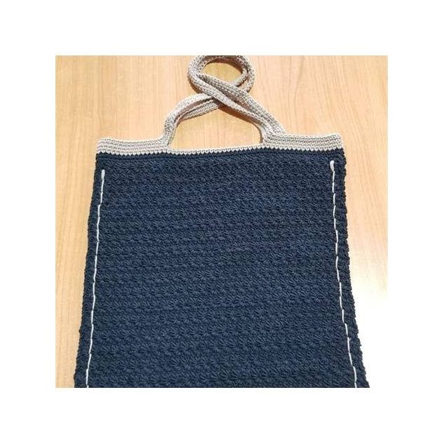 Denim Document Bag