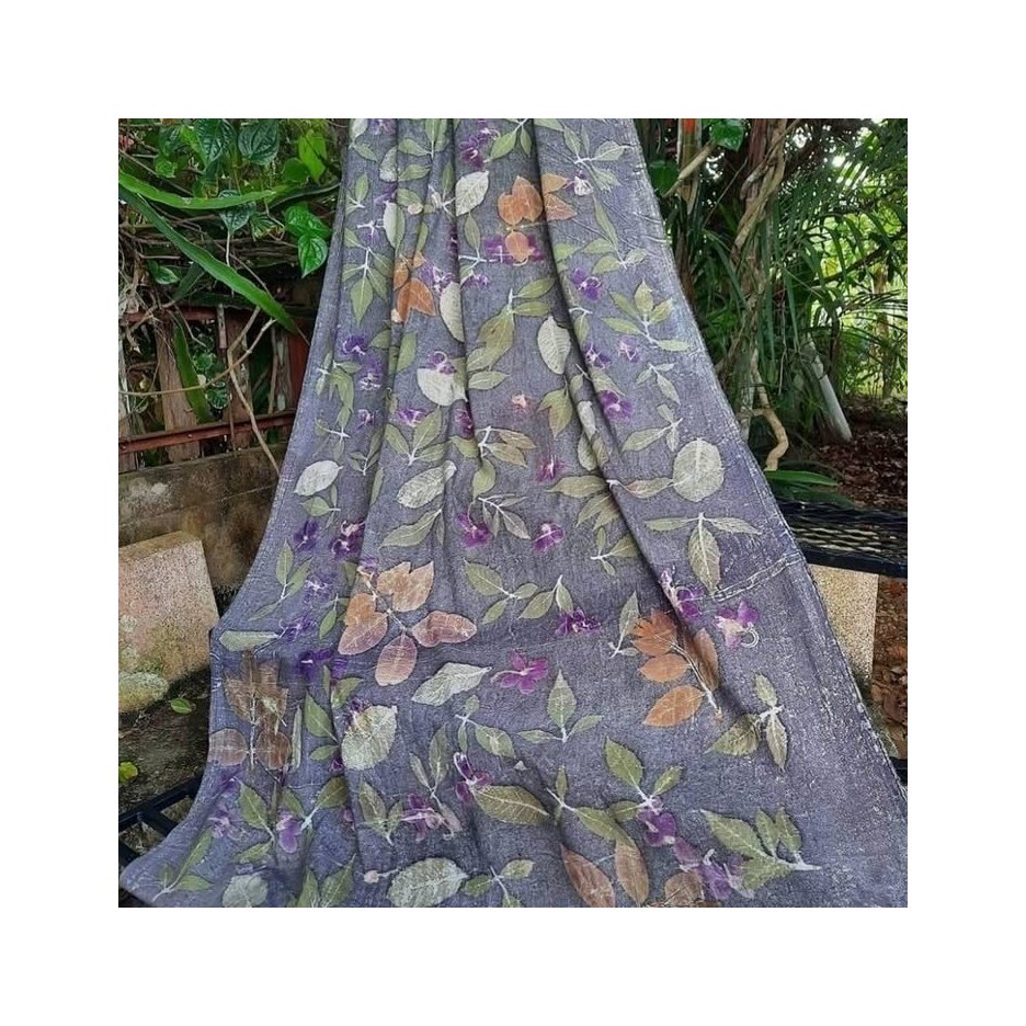Eco-Print Batik Fabric