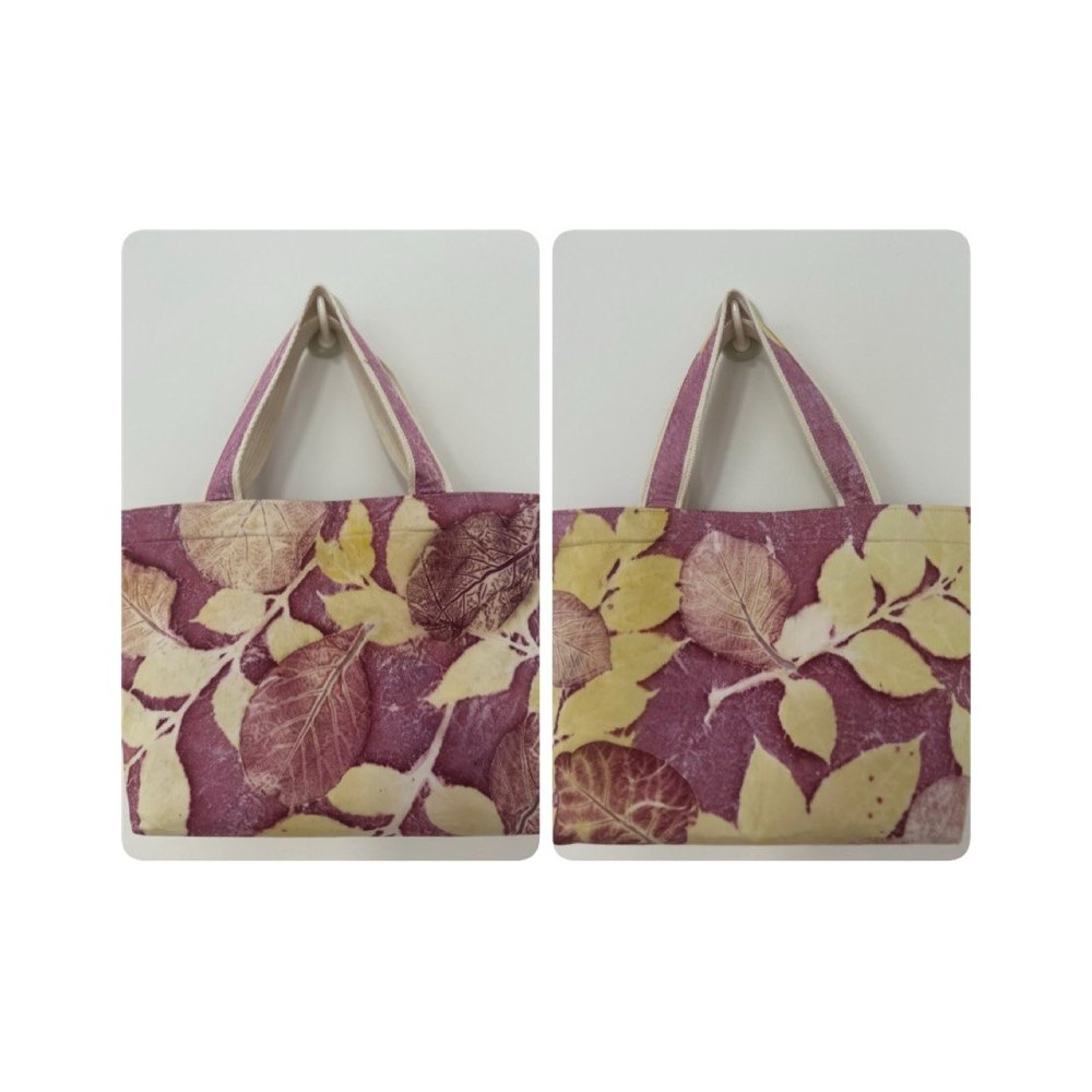 Eco-Print Fabric Bags