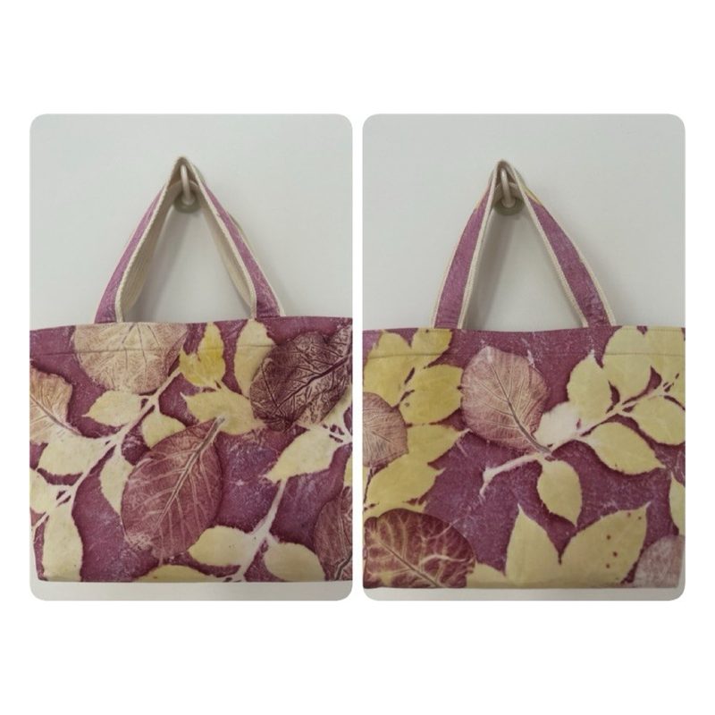 Eco-Print Fabric Bags