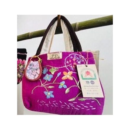 Embroidered Fabric Bag