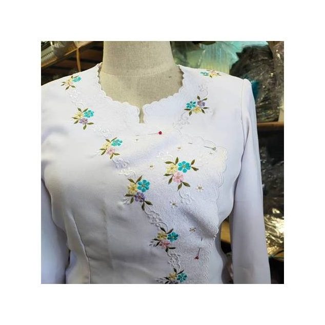 Embroidered Tai Blouse