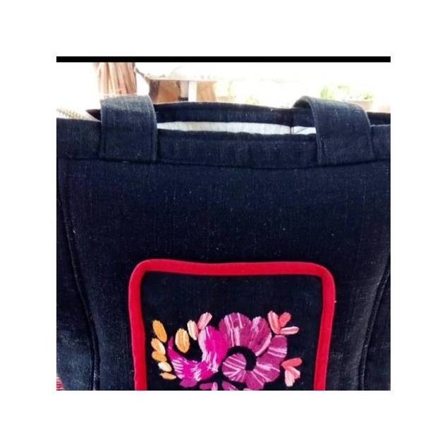 Embroidered Yam Shoulder Bag