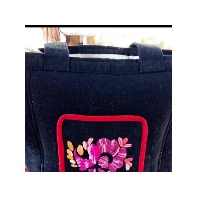 Embroidered Yam Shoulder Bag