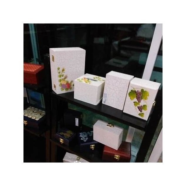 Hand-Painted Storage Boxes