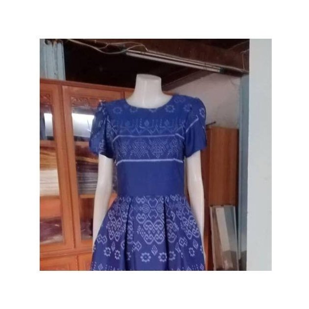 Hand-Stitched Cotton Dress