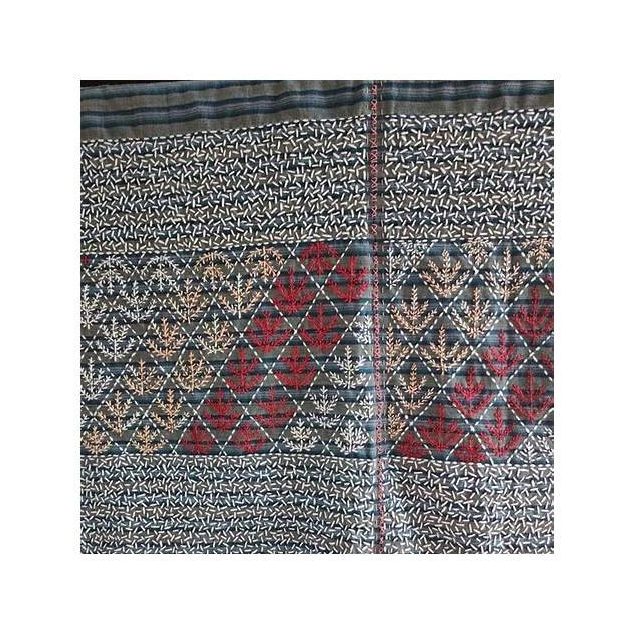 Hand-Stitched Rice Grain Pattern Fabric