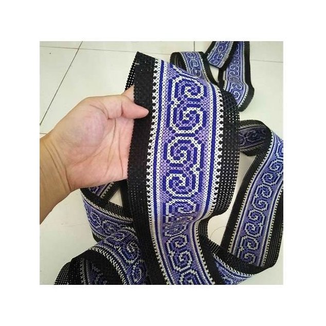 Hill Tribe Embroidered Ribbon Trim