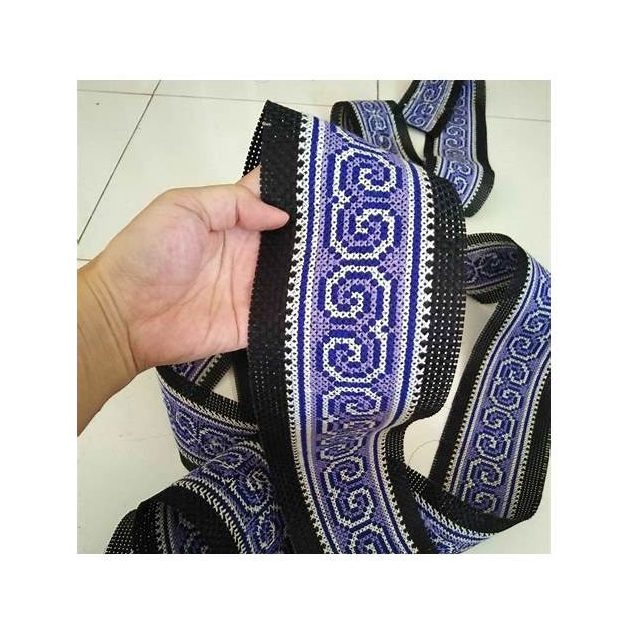Hill Tribe Embroidered Ribbon Trim