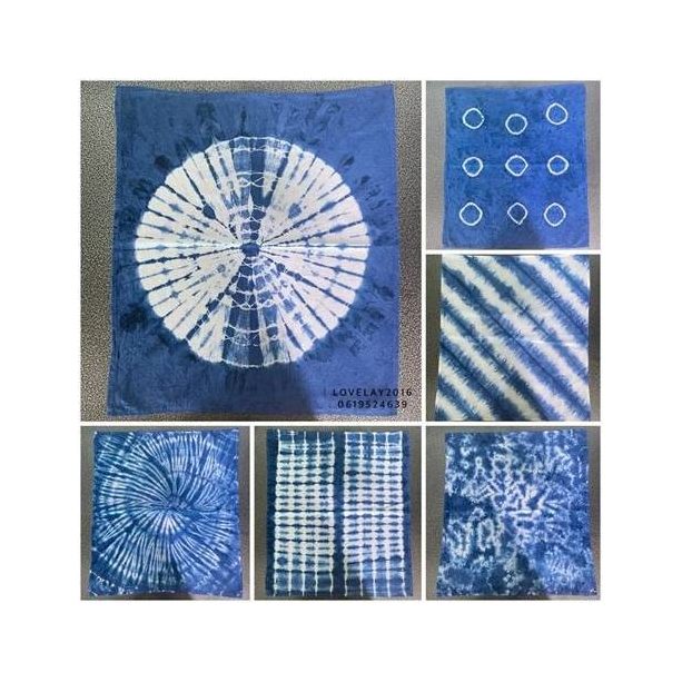 Indigo Tie-Dye Cotton