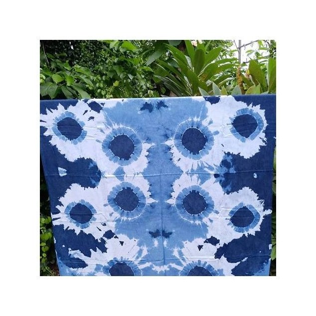 Indigo Tie-Dye Scarves